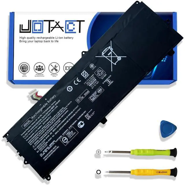 Main image of JOTACT JI04XL HSTNN-UB7E Laptop Battery Compatible with Hp Elite X2 1012 G2 G2-1LV76EA Series 901247-885 901307-541 HSN-107C HSTNN-DB81 HSTNN-UB7E JI04047XL 7.7V 47.04Wh/6110mAh 4 cell