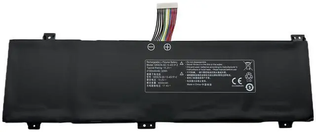 Alt view image 2 of 5 - Yafda GK5CN-00-13-4S1P-0 Laptop Battery Replacement for Medion Erazer X6805 Maingear Vector 15 Schenker XMG Neo 15 Core 17 Comet Lake Getac Tongfang GK5CQ7Z GK5CN6Z GK5CN5Z GK5CN4Z GK6Z5CN GK7CN6S