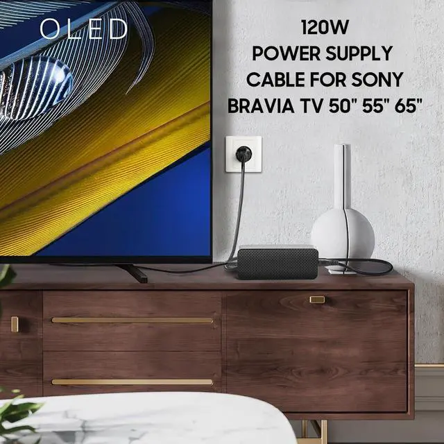 Alt view image 2 of 5 - TAIFU 120W Laptop Charger Adapter for Sony Bravia KDL-50W685A ACDP-120N02 ACDP-085N02E02 ACDP-100M01 ACDP-100D01 TV KDL-42 KDL-48 KDL-55 KDL32 TV ACDP-085E02 KDL40R510C KDL50W800C Power Supply Cord