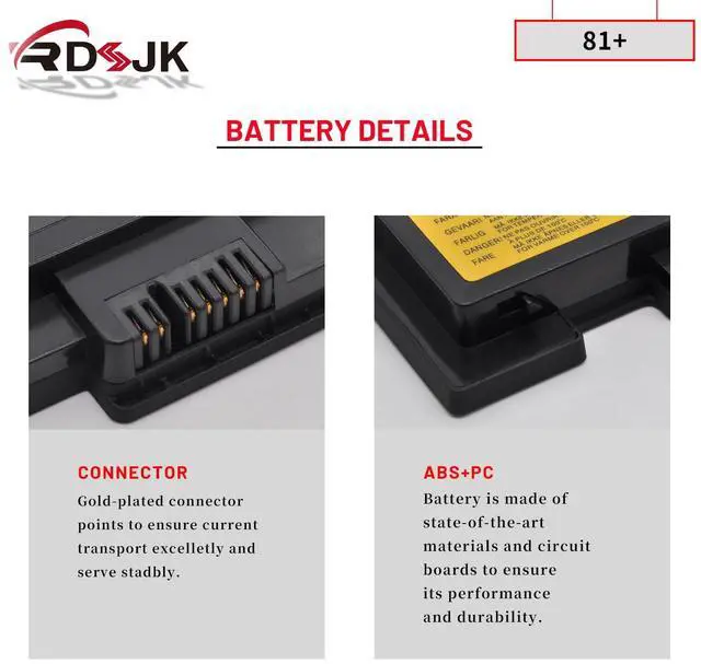 Alt view image 5 of 5 - T430S 81+ Laptop Battery for Lenovo ThinkPad T420i T420s T420s 4171-4176 T430s T430si T420si 0A36287 42T4844 42T4845 42T4846 42T4847 45N1036 45N1037 45N1038 45N1039 45N1064 45N1065 45N1143 11.1V 44Wh