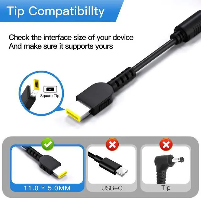 Alt view image 4 of 5 - 300W 20V 15A AC Charger Fit for Lenovo Legion 7 7i 5 5i Y720 Y740 Laptop Charger ADL300SLC3A ADL300SDC3A ThinkPad R7000P R9000P Y9000K 9000K Laptop Power Adapter Supply Cord