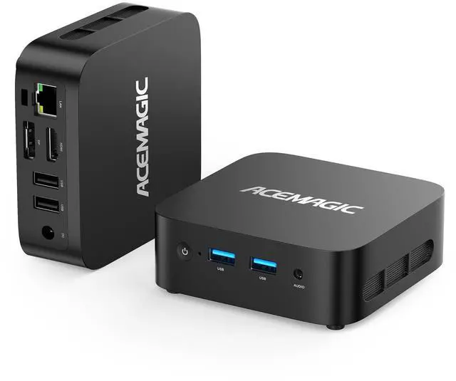 Main image of ACEMAGICIAN Vista V1 Mini Pc Computers, 12Th Gen Intel N95 (Beat N100, Up to 3.4Ghz), 16GB DDR4 RAM 512GB SSD Mini Computer, UHD 4K HDMI DP, Dual WiFi/Bt, Gigabit Ethernet Vesa, Home/Office Micro Pc