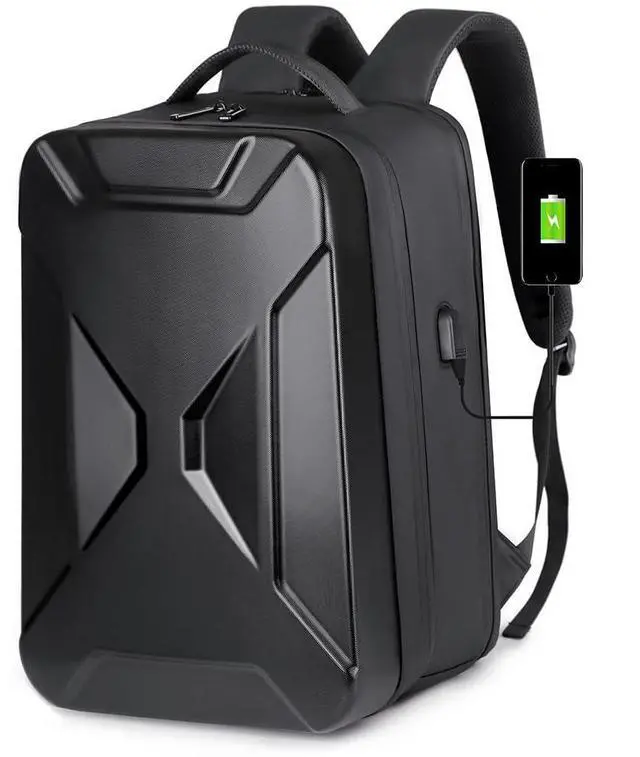 Main image of Thortop Hard Shell Laptop Backpack,Waterproof Travel Business Computer Bag Fit 15.6Inch Gaming Bag with USB Charging Port (black)