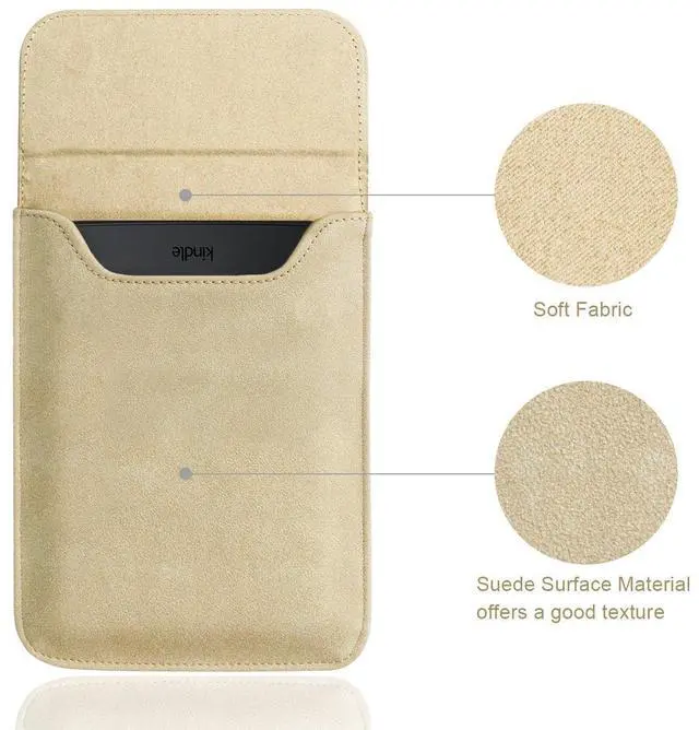 Alt view image 4 of 5 - Accessories for Kindle 11th Generation 2022 Bundle: 6 Inch Clear Case & Protective Pouch