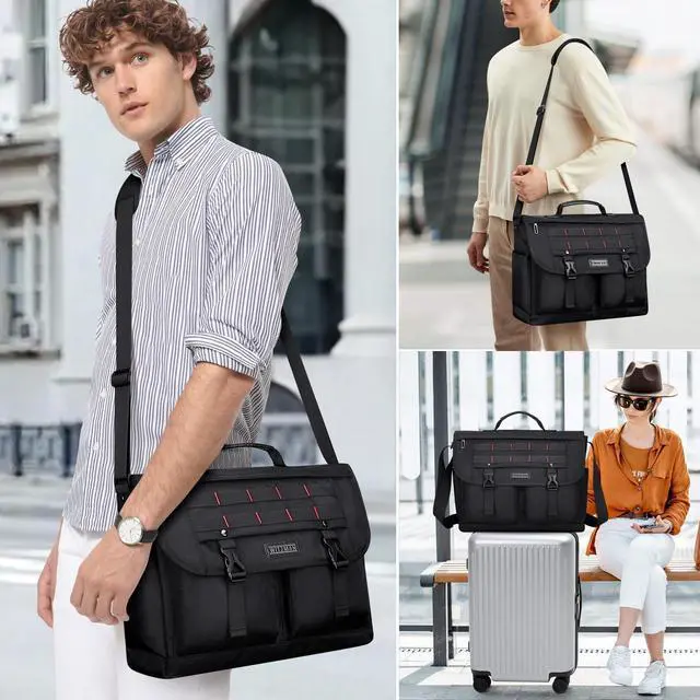Alt view image 4 of 5 - WITZMAN Travel Backpack for Men Convertible Duffle Luggage Bag fit 18 Inch Laptop Carry On Bags for Airplane and Messenger Bag Shoulder Bag with 15.6 inch Laptop and Crossbody Bags Lightweight