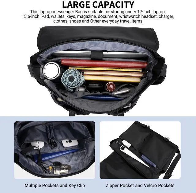 Alt view image 5 of 5 - WITZMAN Travel Backpack for Men Convertible Duffle Luggage Bag fit 18 Inch Laptop Carry On Bags for Airplane and Messenger Bag Shoulder Bag with 15.6 inch Laptop and Crossbody Bags Lightweight
