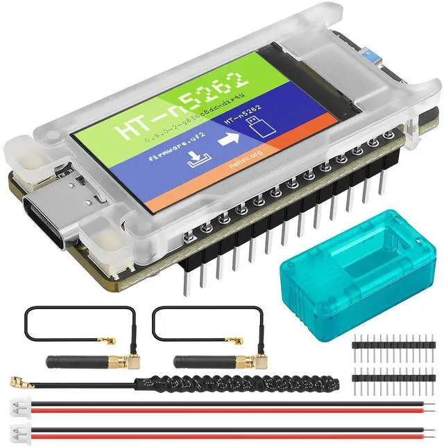 Main image of YELUFT Mesh Node T114 with Protective Case Set, nRF52840 MCU SX1262 LoRa Chip, Supports 915MHz LoRa Bluetooth 5.0, 1.14-inch TFT-LCD Display Compatible with Meshtastic Arduino