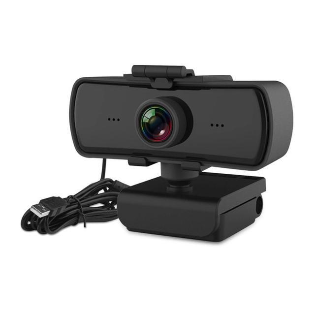 Nolansend 4K Webcam With Remote, Auto-Zoom, Privacy Cover & Mic – For Calls, Streaming, Conferencing
