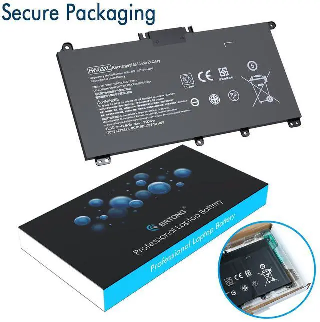 Alt view image 4 of 5 - BRTONG HSTNN-LB8U HW03XL Battery Replacement for HP Pavilion 15-EH 15-EG 15-eg0073cl 15-eg0048nr 15-eg0053cl 15-eg1025cl 15-eg1053cl 15-eg1073cl Series HSTNN-IB90 TPN-C131 L97300-005 HSTNN-OB2A