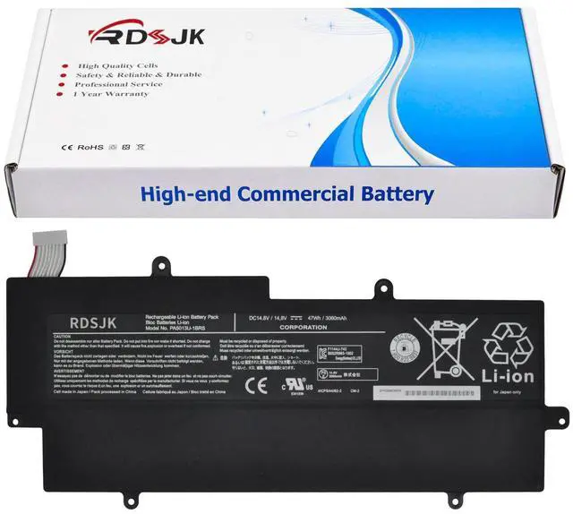 Main image of PA5013U-1BRS Laptop Battery for Toshiba Portege Z830 Z830-10P Z830-BT8300 Z830-S8301 Z830-S8302 Z830-K08S Z835 Z835-P330 Z930 Z930-S9301 Z930-007 Z930-10M Z935 Z935-P300 Z935-P390 Series 14.8V 47Wh