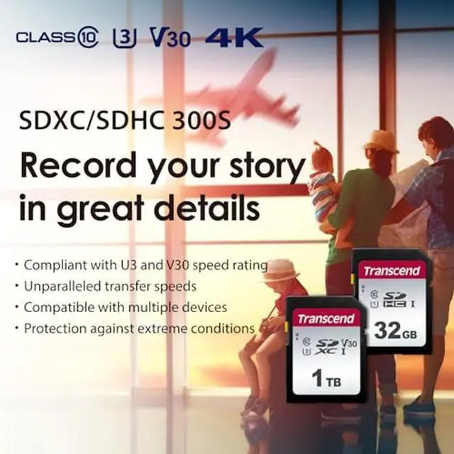 Alt view image 3 of 5 - Transcend 512GB SDXC Memory Card, Up to 100MB/s, UHS-I U3 V30, 4K UHD & Full HD, Class 10 High-Speed SD Card for Canon, Nikon, Sony, Pentax, Kodak, Olympus, Panasonic Digital Cameras