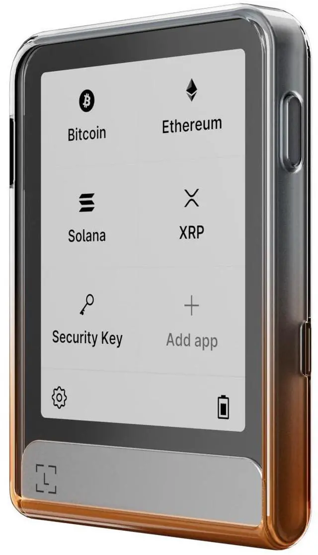 Alt view image 2 of 5 - Ledger Flex Protective Case - Protection for Touchscreen Crypto Wallets - BTC Orange