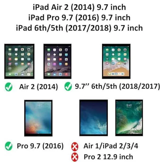 Alt view image 2 of 5 - HXCASEAC Case for iPad Pro 9.7, Air 2, 9.7 inch 6th/5th Gen 2018/2017/2016/2014 with Screen Protector/Pencil Holder/ 360 Rotating Hand Strap Stand, Full Body Protective Cover for iPad 9.7 - Orange