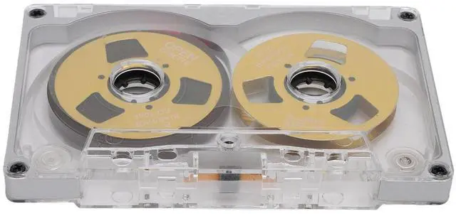 Alt view image 5 of 5 - Reel to Reel Blank Audio Cassette Tape, Metal Plated Wheels Audio Cassette Tape with Transparent Box, 55 Minutes Recording Time, Ideal for Music Recording