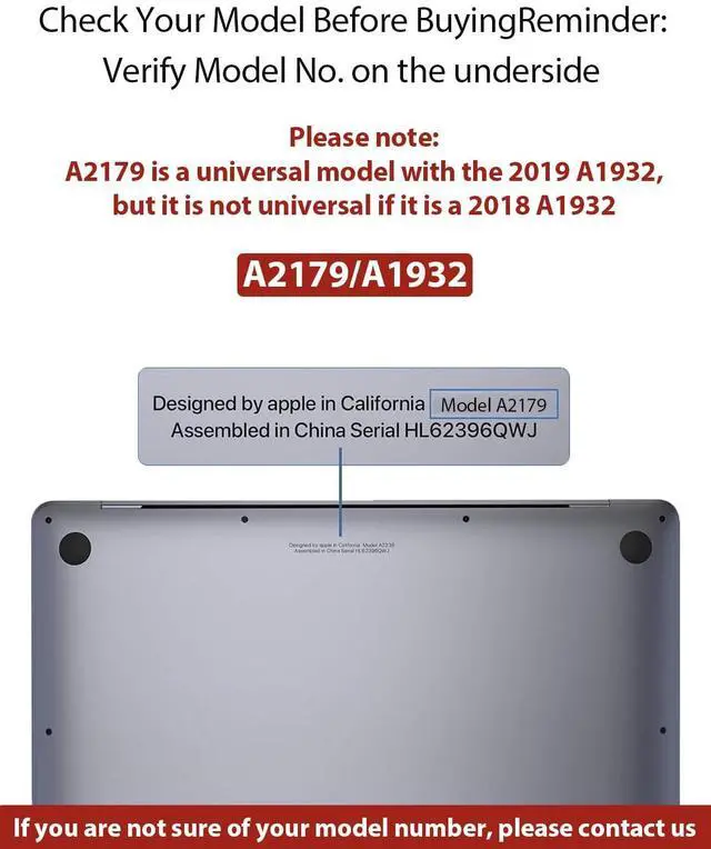 Alt view image 2 of 5 - YUSE A2179 2020/A1932 2019 Screen Replacement 13.3 for MacBook Air 13-inch Retina LCD (Model: EMC 3302 EMC 3184 MVFH2 MVFJ2 MWTJ2 MWH22) 2560x1600 A Full LED LCD Display Assembly (Rose Gold)