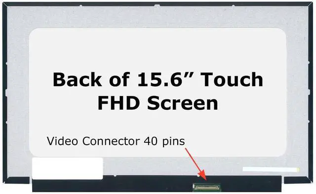 Alt view image 2 of 5 - SCREENARAMA New Screen Replacement for NV156FHM-T01 V8.0, OnCell Touch, FHD 1920x1080, IPS, Matte, LCD LED Display with Tools