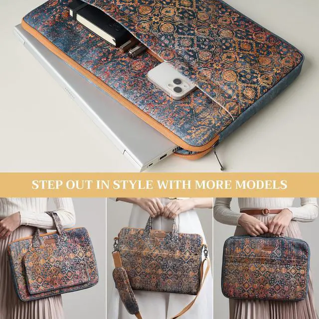 Alt view image 5 of 5 - Maison d'Hermine Laptop Sleeve upto 15.6 inch Stain and water repellent Cotton canvas - Imperfection