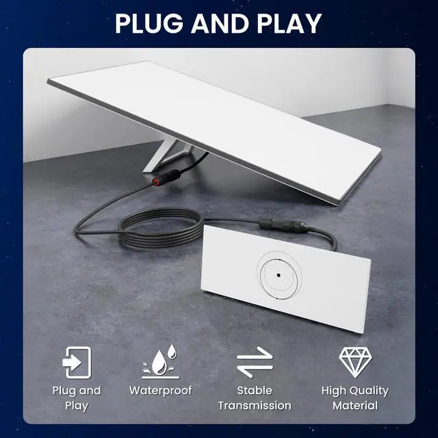 Alt view image 4 of 5 - BarBaren for Starlink Gen 3/Mini Ethernet Adapter, Starlink Gen 3/Mini Cable SPX to RJ45 Adapter Connector for V3 (Rev.4) Dishy and Router Waterproof-1 Pack