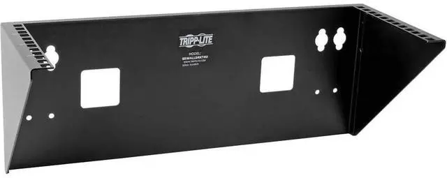 Main image of Plantronics Tripp Lite Wallmount Rack 4U Vertical Rack Bracket 175lb Capacity (SRWALLBRKT4U),Black