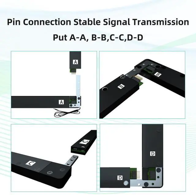 Alt view image 4 of 5 - Senisway 65 Inch Multi-Touch Infrared Frame USB Interface HID Compatible IR Overlay-Integrate 10 Points Technology into Any Display