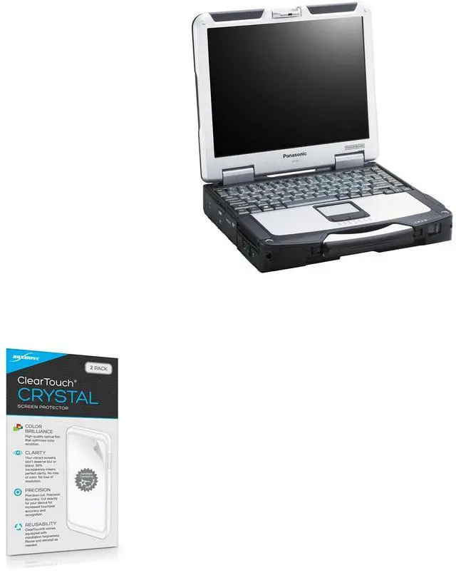 Main image of BoxWave Screen Protector Compatible with Panasonic Toughbook 31 CF-31 - ClearTouch Crystal (2-Pack), HD Film Skin - Shields from Scratches for Panasonic Toughbook 31 CF-31