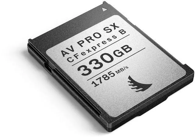Alt view image 3 of 3 - Angelbird AV PRO CFexpress B 2.0 SX 330 GB - CFexpress 2.0 Type B Memory Card - High-Speed - up to 12K+ RAW - for Burst Photography and Video