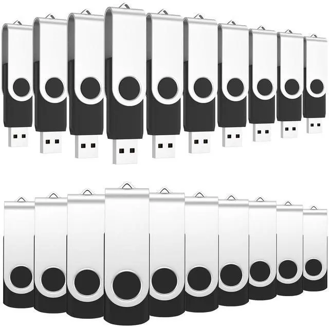 Main image of ABLAZE 4GB USB Flash Drive 100 Pack, USB 2.0 Thumb Drives Bulk Memory Sticks Pendrives 100PCS (Black)