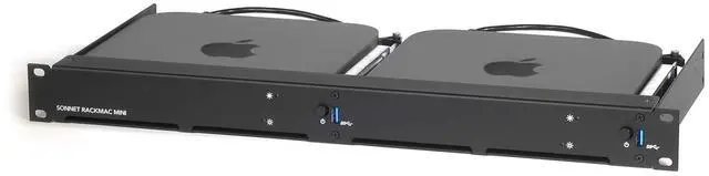 Alt view image 2 of 2 - 2018 RackMac mini - 1U Rack Kit for 2 Mac minis (RACK-MIN-2XA)