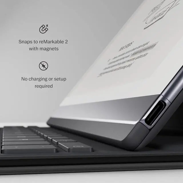 Alt view image 5 of 5 - reMarkable 2 Type Folio - Brown | Keyboard for The rM 2 Paper Tablet | US English | Not Compatible with Paper Pro