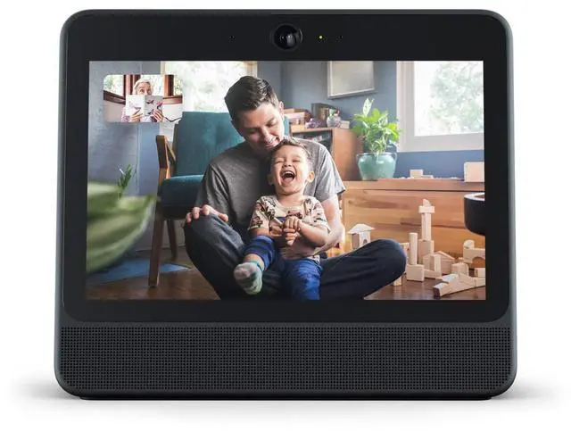 Alt view image 5 of 5 - Portal from Facebook. Smart, Hands-Free Video Calling with Alexa Built-in (Gen 1)