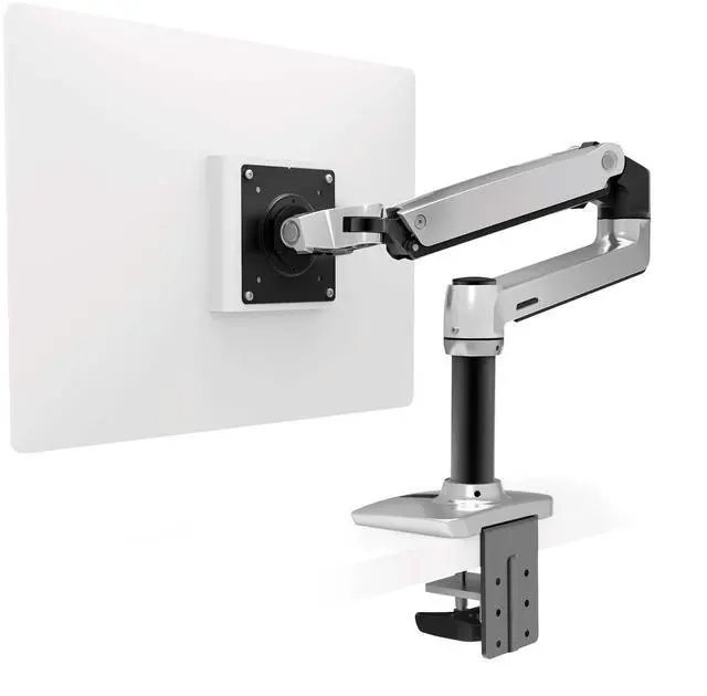 Alt view image 4 of 5 - Ergotron  LX Monitor Arm, Single Monitor Desk Mount  fits Flat Curved Ultrawide Computer Monitors up to 34 Inches, 7 to 25 lbs, VESA 75x75mm or 100x100mm  Polished Aluminum