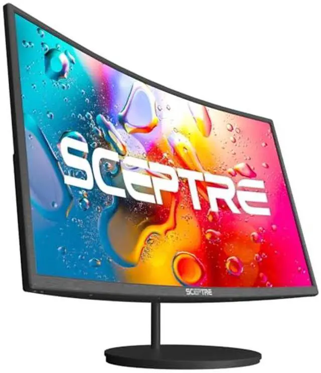 Alt view image 2 of 5 - Sceptre Curved 24-inch Gaming Monitor 1080p R1500 98% sRGB HDMI x2 VGA Build-in Speakers, VESA Wall Mount Machine Black (C248W-1920RN Series)