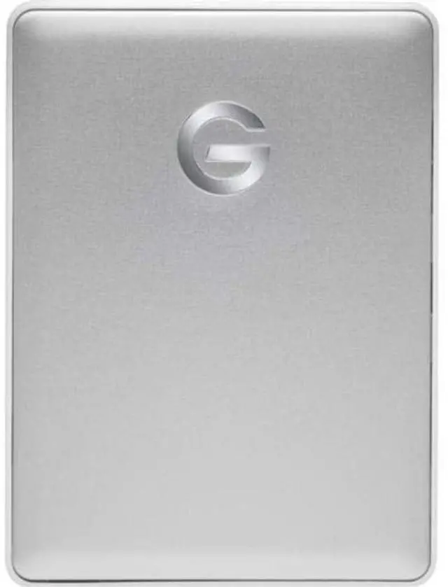 Alt view image 2 of 2 - G-Technology 4TB G-DRIVE Mobile USB-C (USB 3.1 Gen 1) Portable External Hard Drive, Silver- 0G10348