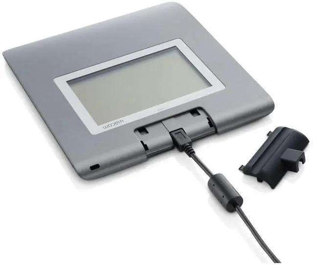 Alt view image 2 of 5 - Wacom STU-430 4.5" Monochrome Signature Pad, 2540 lpi, 1024 Pressure Level, Pen,