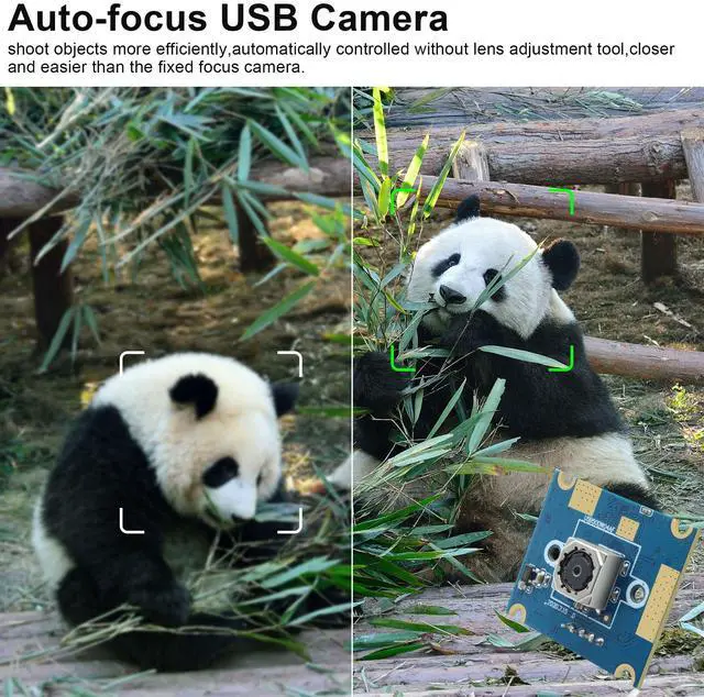 Alt view image 4 of 5 - Magnolia Autofocus USB Camera Module 5MP 1944P OV5640 Computer Camera with 60 Degree No Distortion Lens Mini Webcam Lightburn Cameras for Laser Engraver/3D Printer/Raspberry Pi/Jetson Nano
