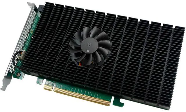 Alt view image 3 of 4 - Highpoint Rocket 1504 4X M.2 Port to PCIe 4.0 x16 NVMe Switch AIC