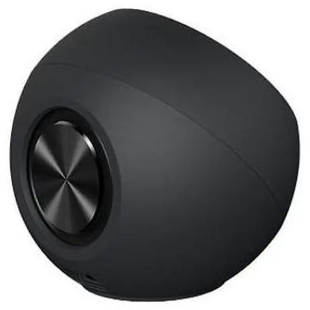 Alt view image 4 of 5 - Creative Pebble V2 - Minimalistic 2.0 USB-C Powered Desktop Speakers, 3.5 mm AUX-in, Up to 8W RMS Power for Computers and Laptops, Type-A Adapter Included and Extended Cable (Black)