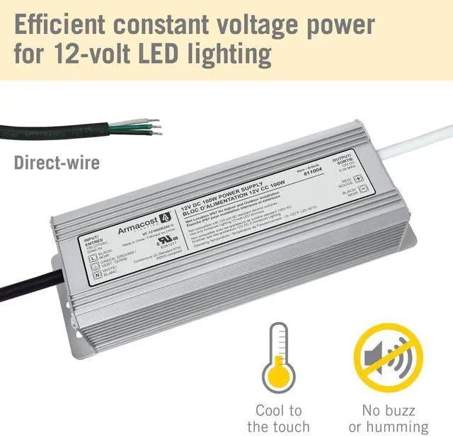 Alt view image 3 of 5 - Armacost Lighting 100 Watt Standard Indoor/Outdoor Power Supply 811004