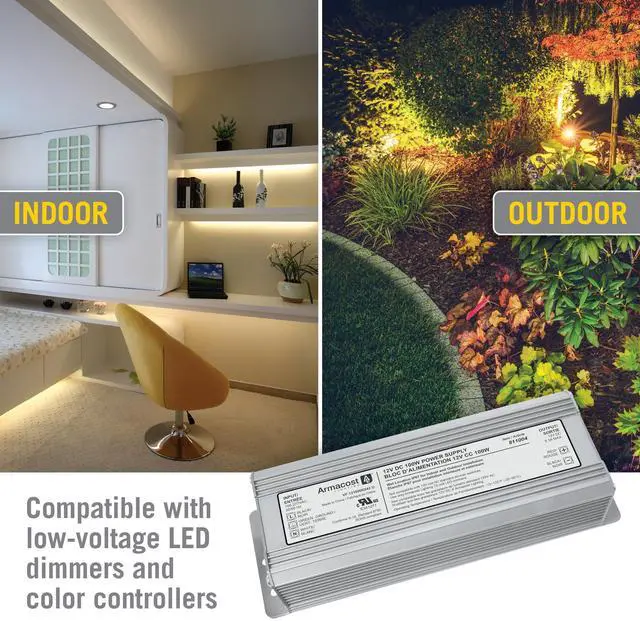Alt view image 4 of 5 - Armacost Lighting 100 Watt Standard Indoor/Outdoor Power Supply 811004