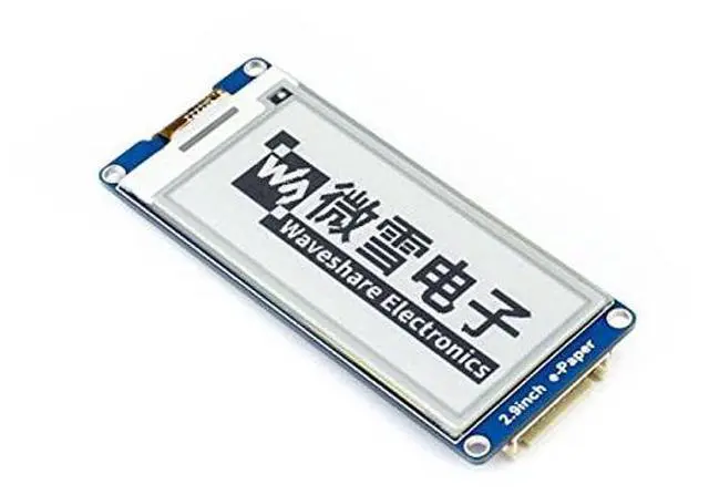 Alt view image 4 of 4 - 296x128 Resolution 2.9 Inch E-Paper Display Panel Module 3.3v E-Ink Electronic Screen SPI Interface with Embedded Controller Support Partial Refresh for Raspberry Pi/Arduino/Nucleo/Jetson Nano