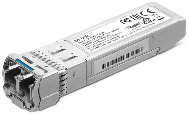 Main image of TP-Link TL-SM5110-LR | 10G-LR SFP+ LC Transceiver, Single-Mode SFP Module| Plug and Play | LC Duplex Interface | Hot Pluggable | Up to 10km Distance | Support SFP+MSA & DDM