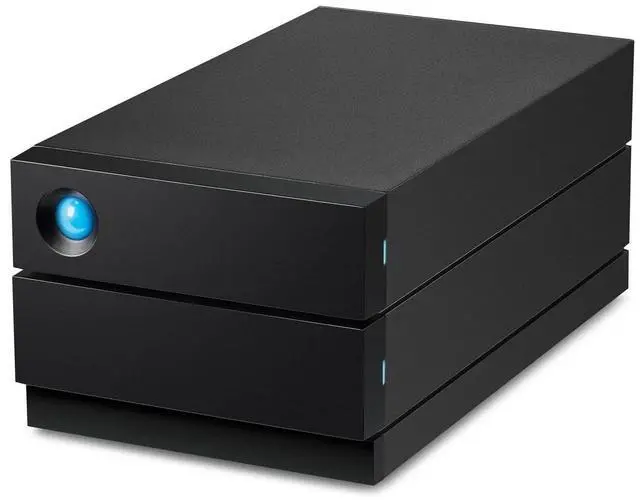 Alt view image 4 of 5 - LaCie 2big RAID 16TB External Hard Drive Desktop HDD  USB-C, 7200 RPM Enterprise Class Drives, for Mac and PC Desktop, Rescue Services (STHJ16000800)