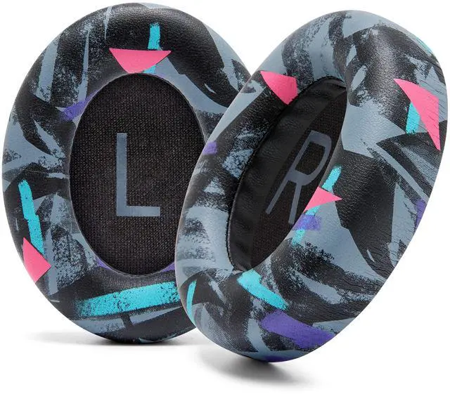 Main image of WC Wicked Cushions Upgraded Replacement Ear Pads for Bose 700 Noise Cancelling Headphones (NC700) - Softer PU Leather, Luxurious Memory Foam, Added Thickness, Extra Durable Ear Cushions |90's Black