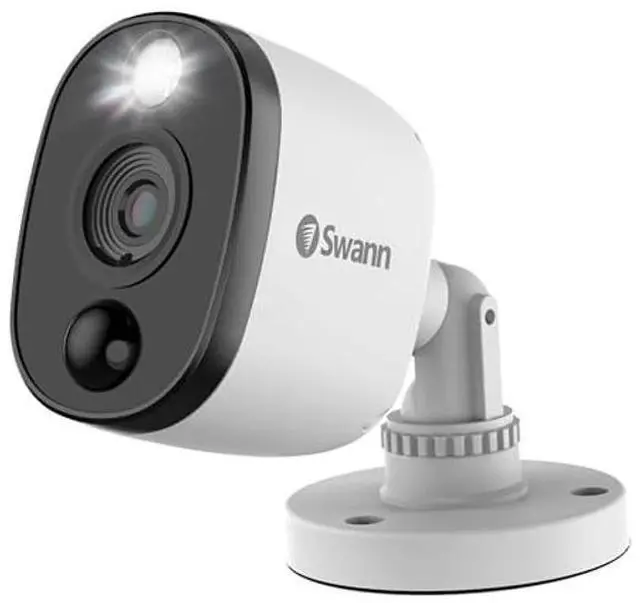 Alt view image 2 of 5 - Swann Add-On DVR Bullet Security Camera System with Sensor Spotlight, 1080p Full HD Video, Indoor or Outdoor Design, Dusk to Dawn Color Night Vision Plus True Detect Heat and Motion Detection
