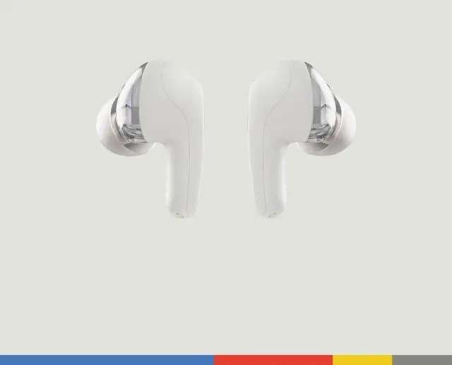 Alt view image 3 of 5 - Skullcandy Rail Wireless Earbuds, Bluetooth Headphones, Noise Isolating Fit, Up to 42 Hours Battery, IP55 Sweat and Water Resistant, Microphone for iPhone Android - Bone