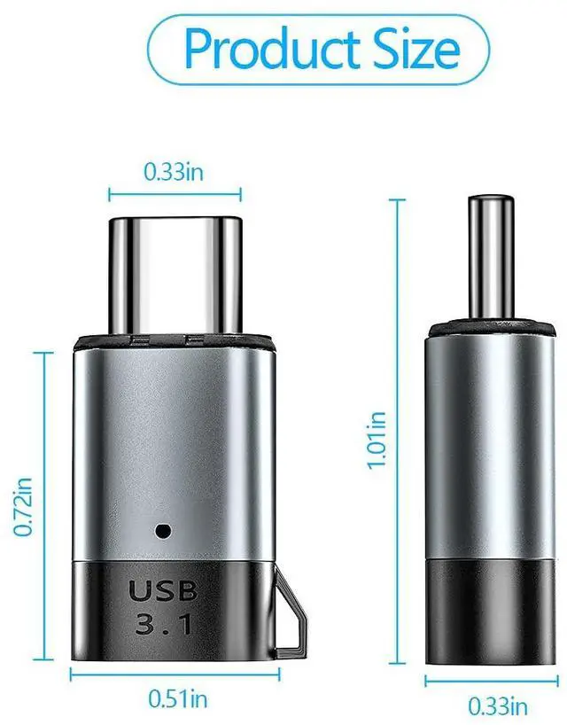 Alt view image 5 of 5 - aucon USB C Magnetic Adapter 24Pins Type C Connector Straight + Right Angle 4K@60HZ PD 100W Fast Charging 10Gb/s Data Transfer Compatible with iPad MacBook Pro Air Switch