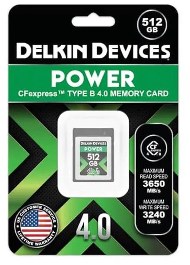 Alt view image 5 of 5 - Delkin 512GB CFexpress Type B 4.0 Memory Card for Digital Cameras | Ideal for Express Transfer of Images and Videos for Storage | 512GB Memory Card Storage