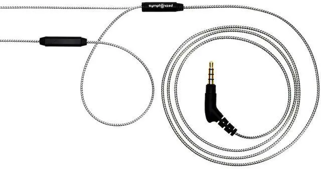 Alt view image 5 of 5 - Symphonized ALN 2.0 Premium Genuine Wood in-Ear Noise-isolating Headphone, Earbud, Earphones with Innovative Shield Technology Cable and Mic (Silver)