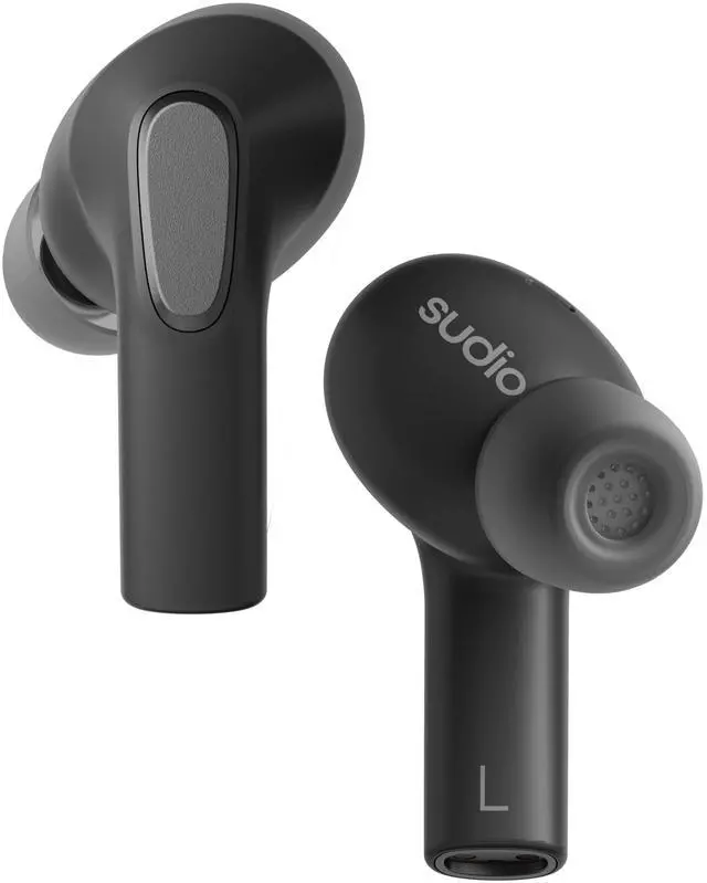 Main image of Sudio E3 Wireless Earbuds with Bluetooth 5.3, Hybrid ANC, Microphone, Codec AAC, 30h Playtime, Wireless and USB Type-C Charging, Sweat and Splash Resistant