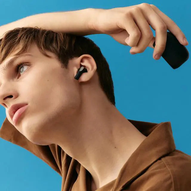 Alt view image 5 of 5 - Sudio E3 Wireless Earbuds with Bluetooth 5.3, Hybrid ANC, Microphone, Codec AAC, 30h Playtime, Wireless and USB Type-C Charging, Sweat and Splash Resistant